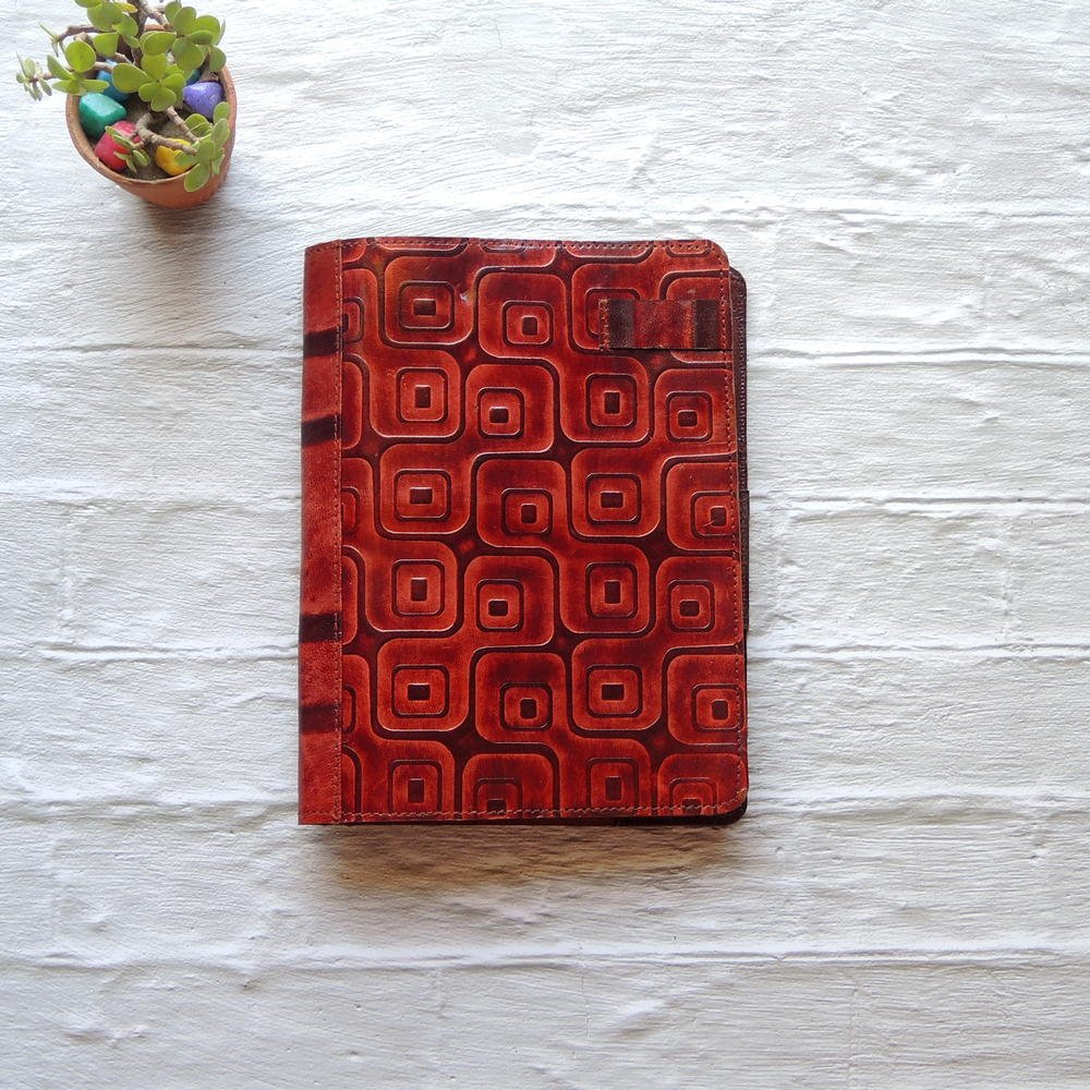 Only Leather Cover (Swastik Background)